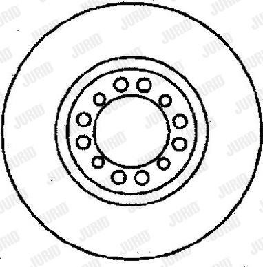 Jurid 561157J - Спирачен диск vvparts.bg