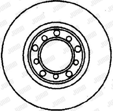 Jurid 561166J - Спирачен диск vvparts.bg