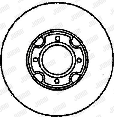 Jurid 561163J - Спирачен диск vvparts.bg