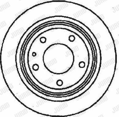 Jurid 561162J - Спирачен диск vvparts.bg