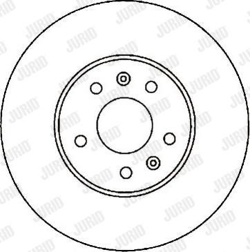 Jurid 561181J - Спирачен диск vvparts.bg