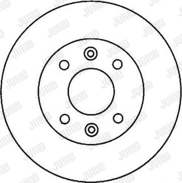 Jurid 561182J - Спирачен диск vvparts.bg