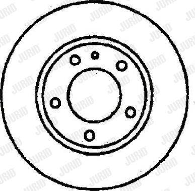 Jurid 561122J - Спирачен диск vvparts.bg