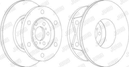 Jurid 561127JC - Спирачен диск vvparts.bg