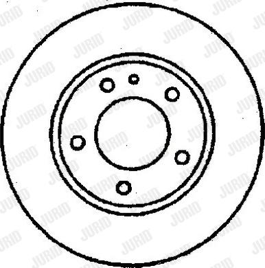 Jurid 561176J - Спирачен диск vvparts.bg