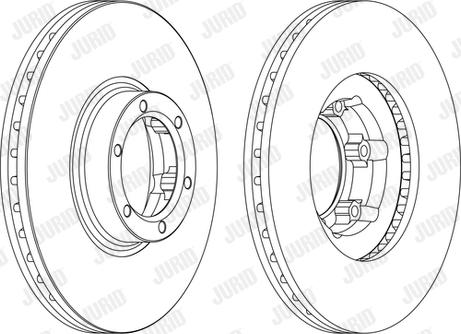 Jurid 561171J-1 - Спирачен диск vvparts.bg