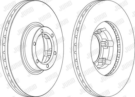 Jurid 561171JC - Спирачен диск vvparts.bg