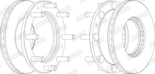 Jurid 561849J - Спирачен диск vvparts.bg