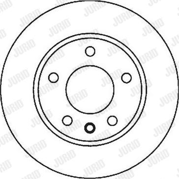 Jurid 561856J - Спирачен диск vvparts.bg