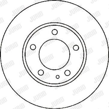 Jurid 561851J - Спирачен диск vvparts.bg