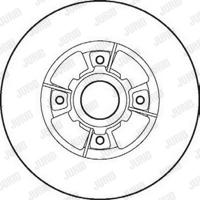 Jurid 561972JC - Спирачен диск vvparts.bg