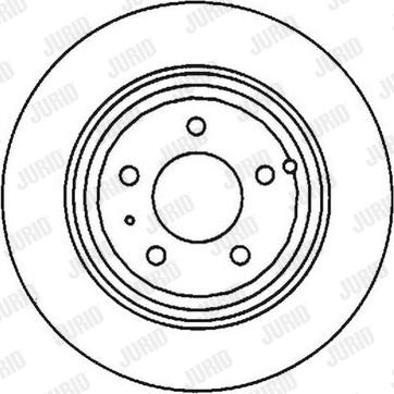 Jurid 561867JC-1 - Спирачен диск vvparts.bg