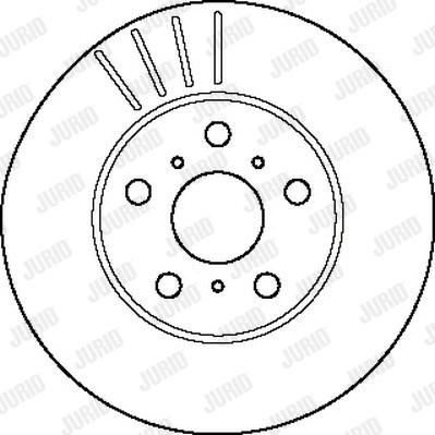 Jurid 561808J - Спирачен диск vvparts.bg