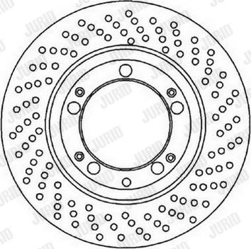 Jurid 561803J - Спирачен диск vvparts.bg