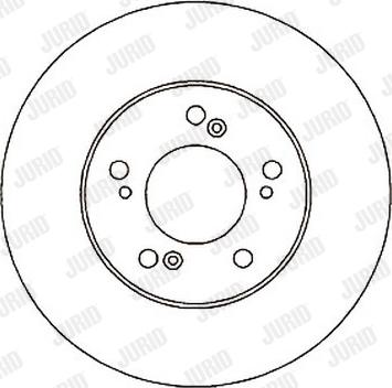 Jurid 561814J - Спирачен диск vvparts.bg