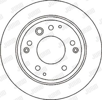 Jurid 561813J-1 - Спирачен диск vvparts.bg