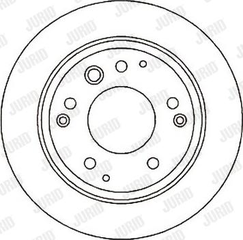 Jurid 561813J - Спирачен диск vvparts.bg