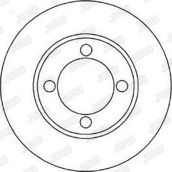 Jurid 561882J - Спирачен диск vvparts.bg