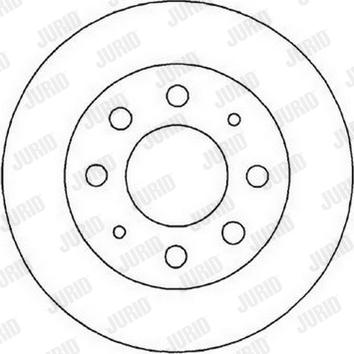 Jurid 561824J - Спирачен диск vvparts.bg