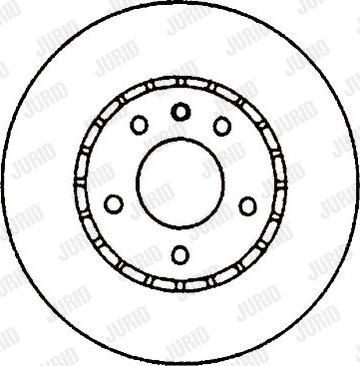 Jurid 561821J - Спирачен диск vvparts.bg