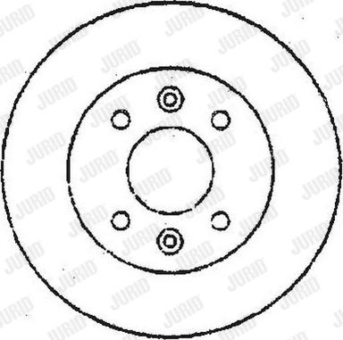 Jurid 561346J - Спирачен диск vvparts.bg