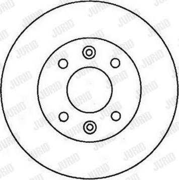 Jurid 561347J - Спирачен диск vvparts.bg