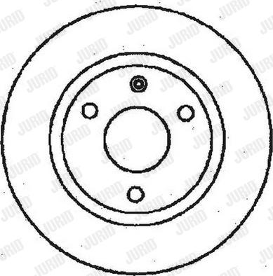 Jurid 561359JC - Спирачен диск vvparts.bg