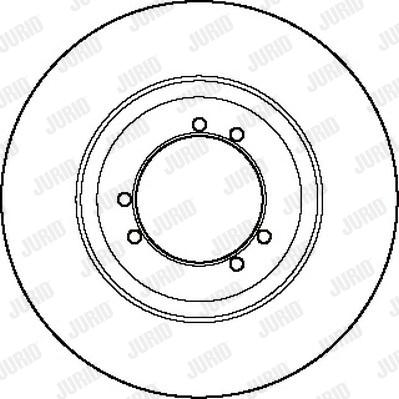 Jurid 561365J - Спирачен диск vvparts.bg