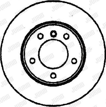 Jurid 561363J - Спирачен диск vvparts.bg