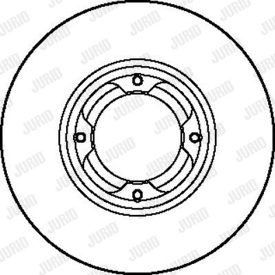 Jurid 561367J - Спирачен диск vvparts.bg