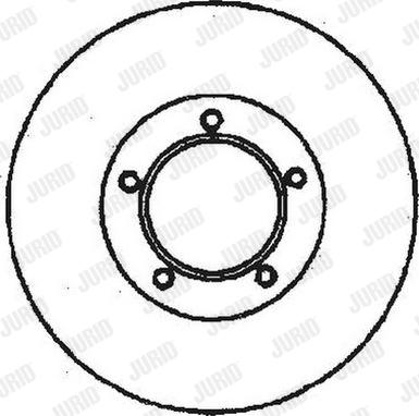 Jurid 561301J - Спирачен диск vvparts.bg