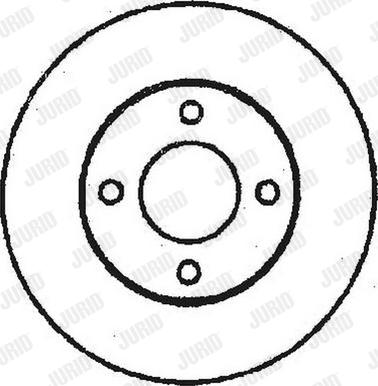 Jurid 561312J-1 - Спирачен диск vvparts.bg