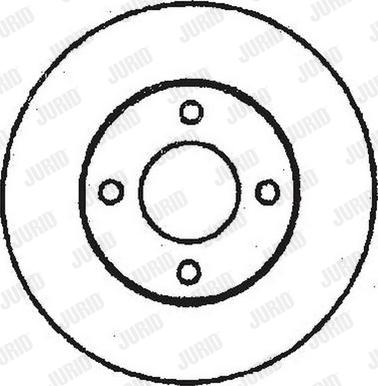 Jurid 561312JC - Спирачен диск vvparts.bg