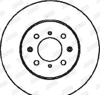 Jurid 561385J - Спирачен диск vvparts.bg