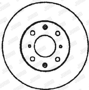 Jurid 561383JC-1 - Спирачен диск vvparts.bg