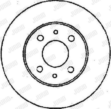 Jurid 561387JC-1 - Спирачен диск vvparts.bg