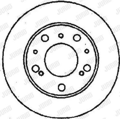 Jurid 561321JC - Спирачен диск vvparts.bg