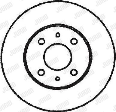 Jurid 561328J - Спирачен диск vvparts.bg