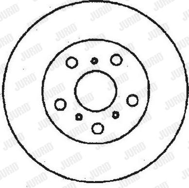 Japanparts DI252AF - Спирачен диск vvparts.bg