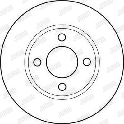 Jurid 561240J - Спирачен диск vvparts.bg