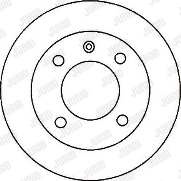 Jurid 561251J - Спирачен диск vvparts.bg