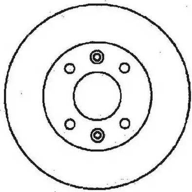 Jurid 561252J - Спирачен диск vvparts.bg