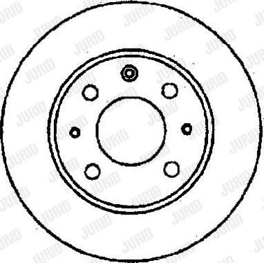 Jurid 561204J - Спирачен диск vvparts.bg