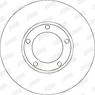 Jurid 561206J - Спирачен диск vvparts.bg