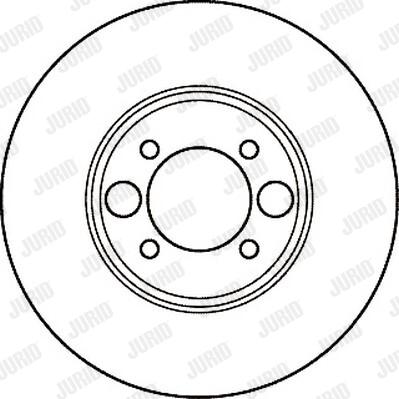 Jurid 561208J-1 - Спирачен диск vvparts.bg