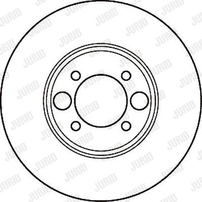 Jurid 561208J - Спирачен диск vvparts.bg