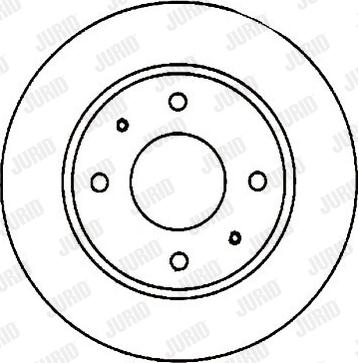 Jurid 561285J - Спирачен диск vvparts.bg