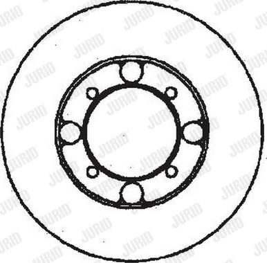 Jurid 561288J - Спирачен диск vvparts.bg