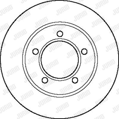 Jurid 561234J - Спирачен диск vvparts.bg