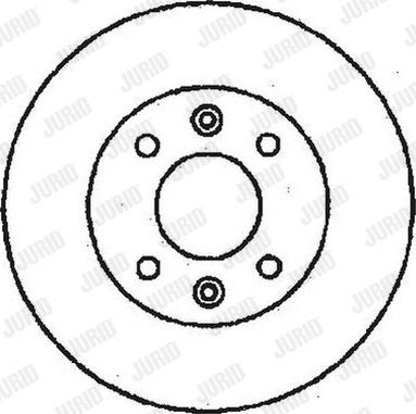 Jurid 561236J - Спирачен диск vvparts.bg